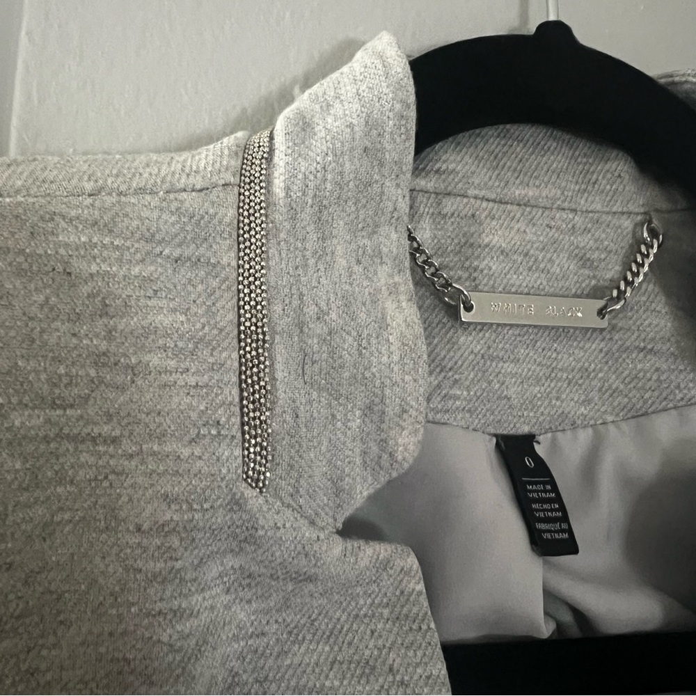 White House Black Market Grey Blazer